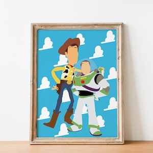 Toy Story Instant Download / Fan Art / Children Movie / Woody / Buzz / Lightyear / Digital Download