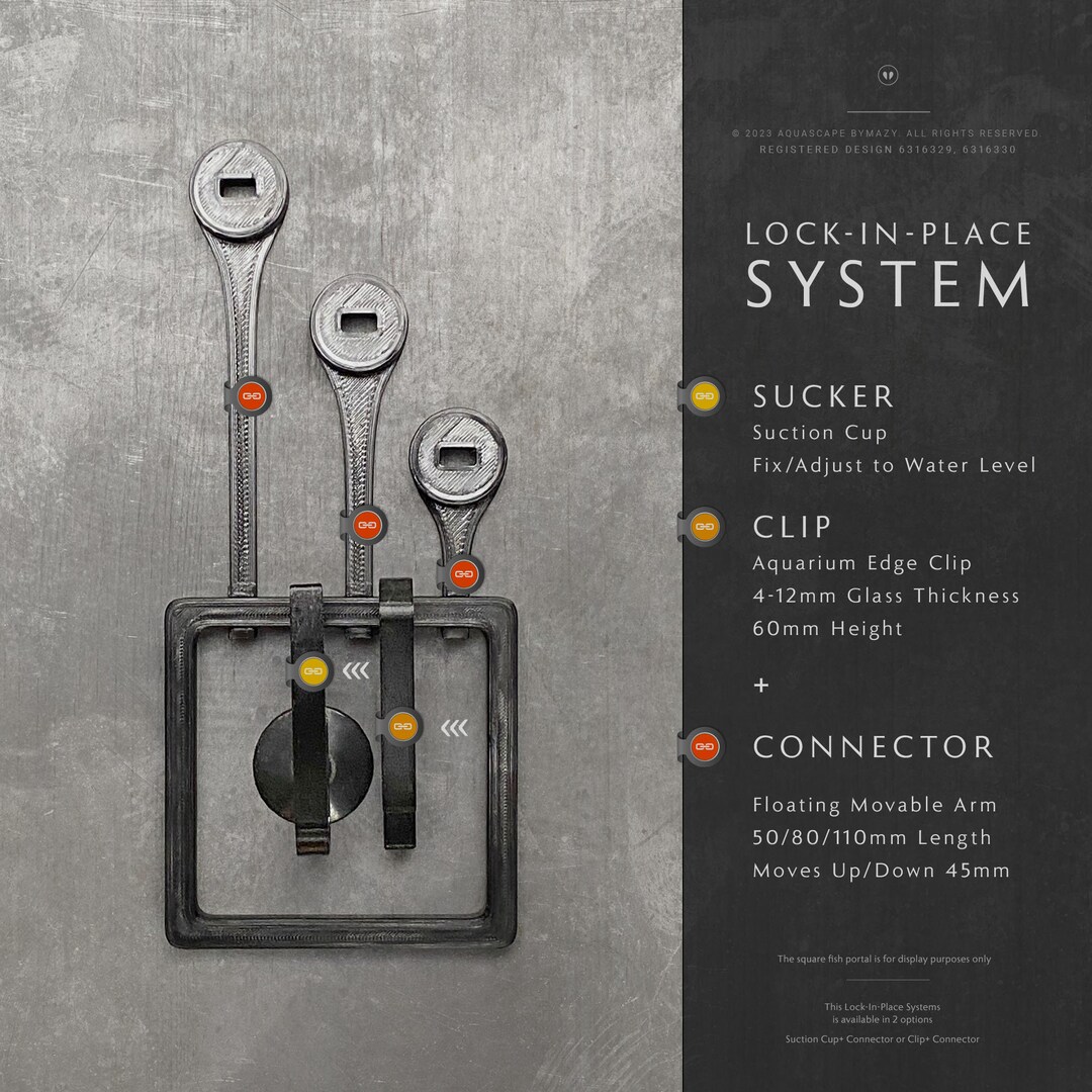 Lock-in-place System for Fish Tank Portals and Feeding Rings - Aquarium ...