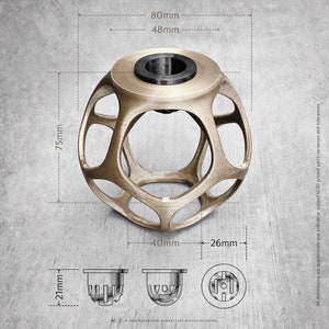 Measurements and Dimensions for our Unique Floating Aquarium Cave/Shelter for Betta with Frozen Fish Food Feeder by Aquascape byMazy