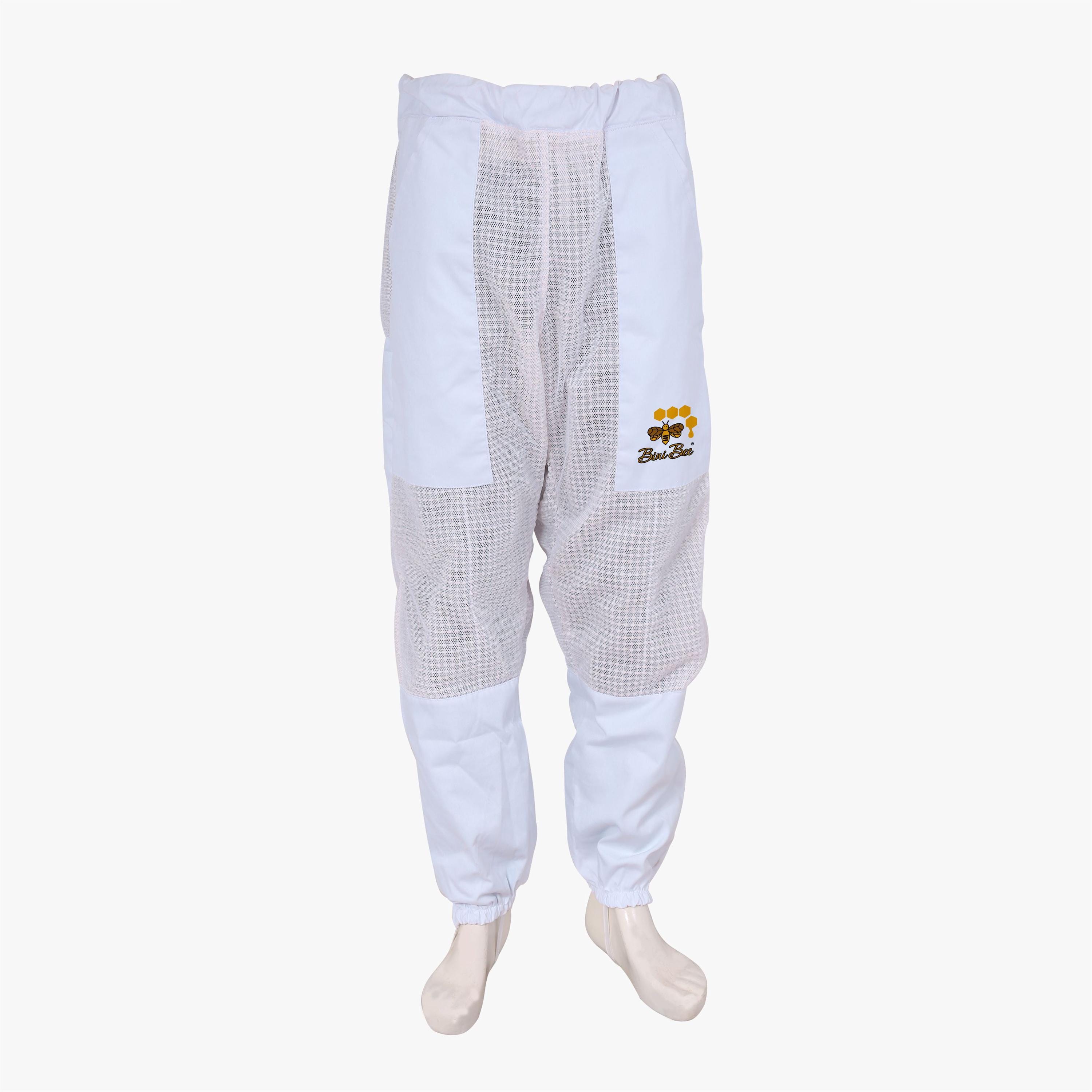 3-Layer Ultra-Cool Mesh Ventilated Beekeeping Trousers Breathable Protective Bee Pants