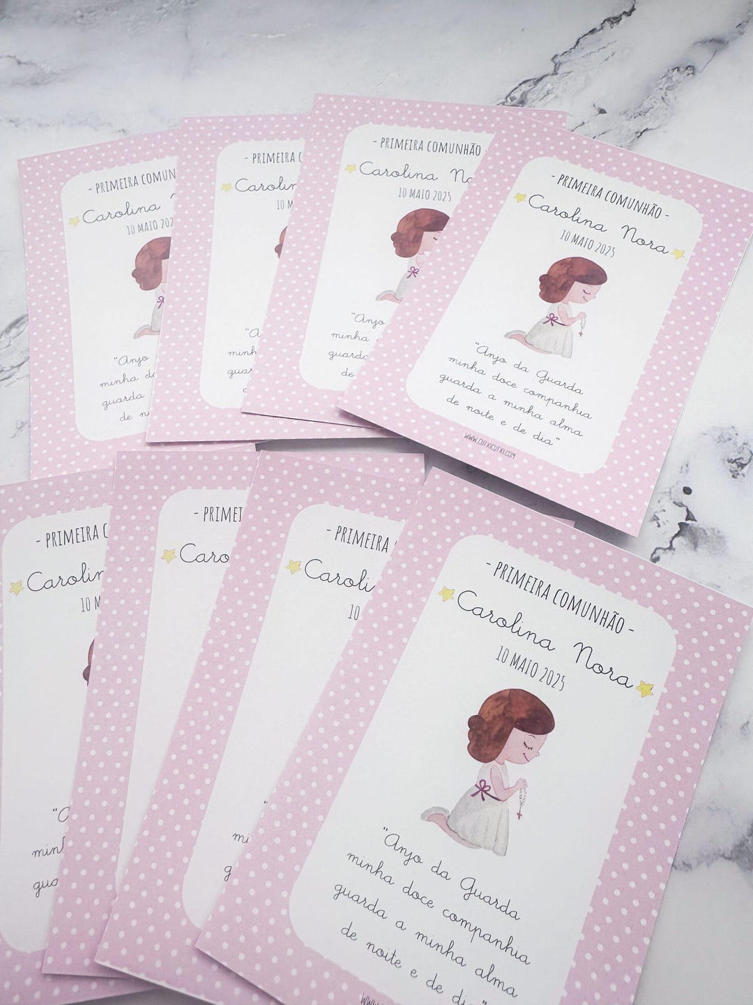First Communion Prayer Cards | Catholic Communion Favor | Holy Card ...