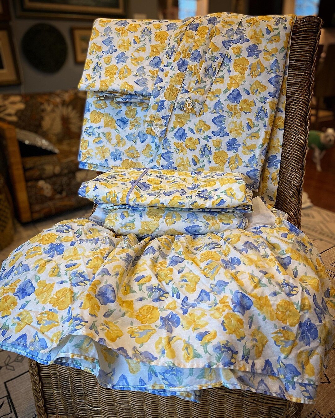 Vintage Laura Ashley Bedding and Curtains Etsy