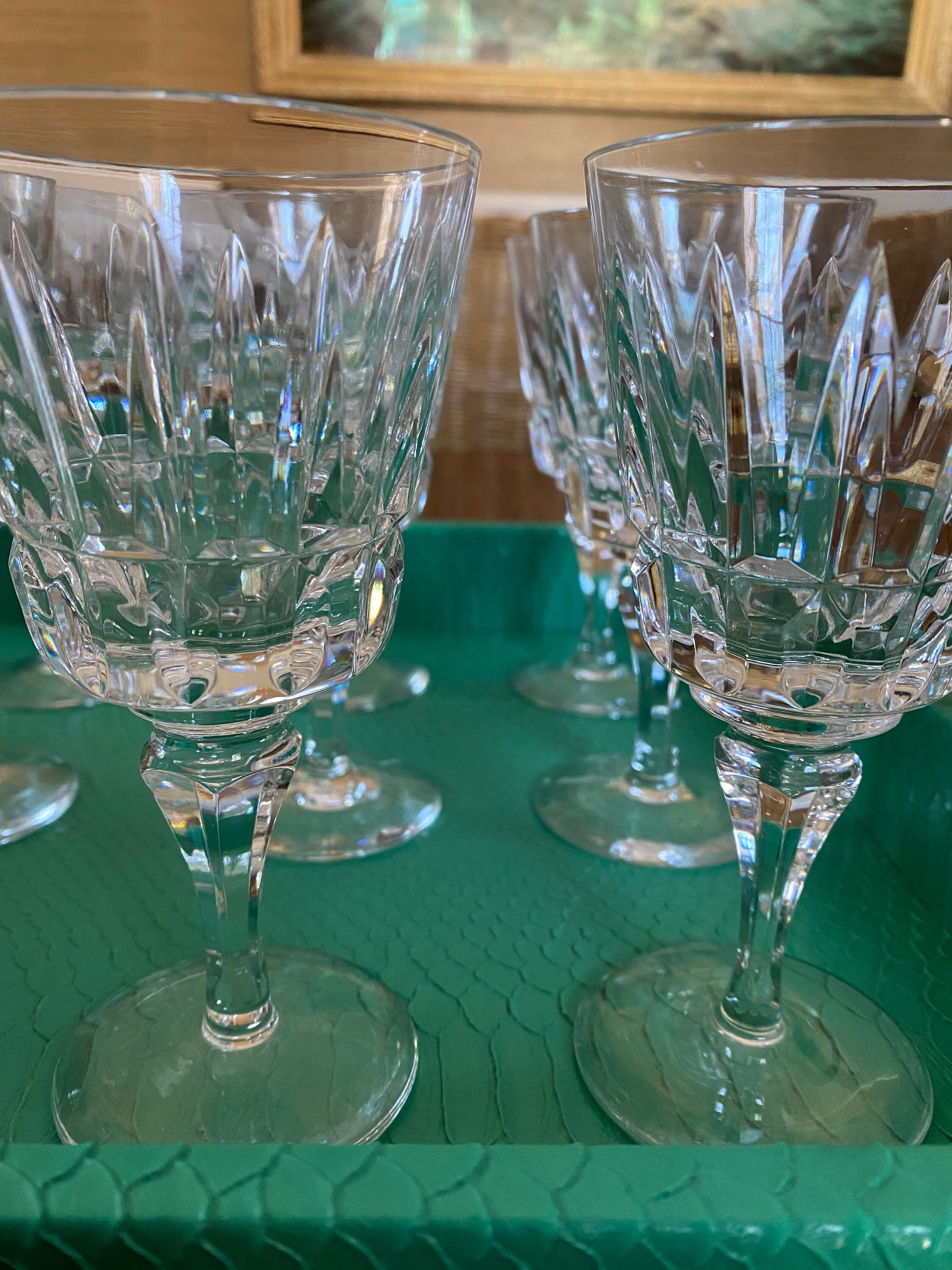 Crystal Lisbon by Atlantis Wine Glasses - Etsy