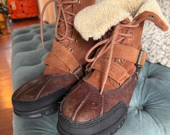Polo Ralph Lauren Tavin Boots - Sz 7.5