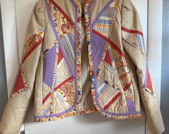 Vintage Quilted Blazer - Size 10