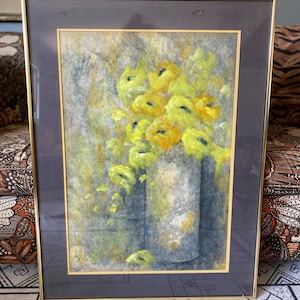 Yellow Floral Painting