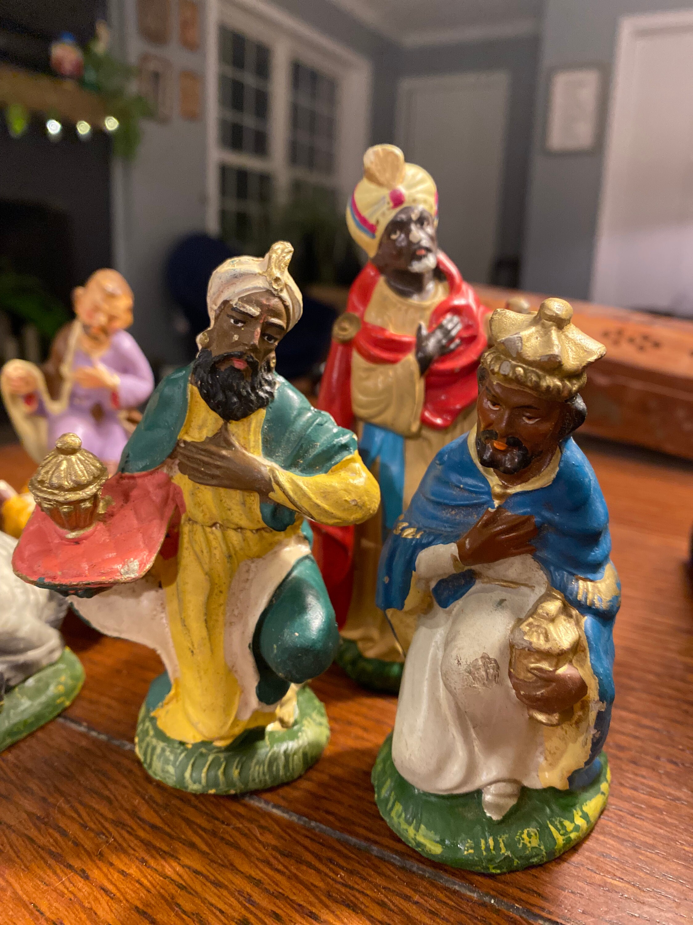 Vintage Italian Nativity Scene Figures Etsy