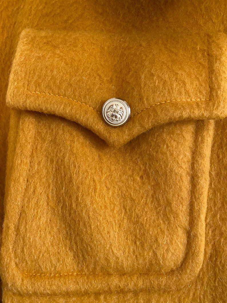 Vintage Mister Frank Mustard Yellow Jacket Etsy