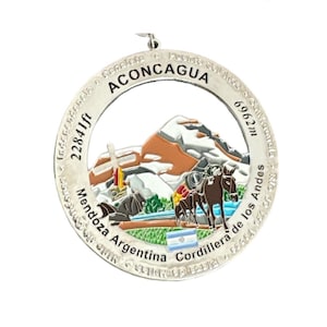 Medalla de Ascenso a la Cima del Aconcagua - 7 Cumbres - Colecciónalas todas