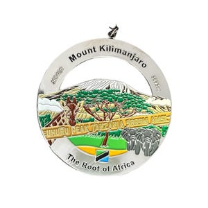 Medalla de escalada del Kilimanjaro - 7 cumbres - ¡Consíguelas todas!