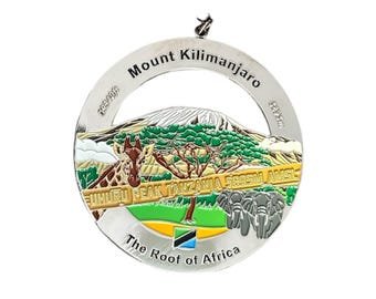 Medalla de escalada del Kilimanjaro - 7 Cumbres - Colecciónalas todas