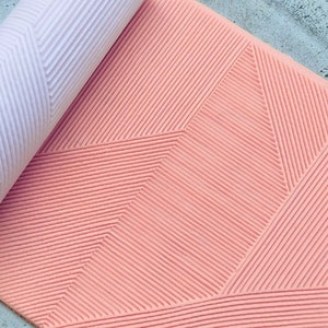 Modern Geometric Lines Texture Roller – Seamless Tool for Polymer Clay & DIY Jewelry