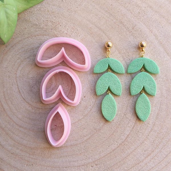 Wisteria Dangle Cutter for Polymer Clay, Diy Earrings, Clay tools