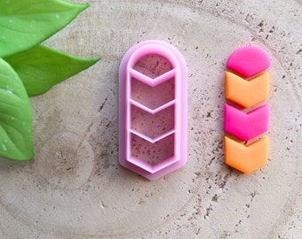 Chevron Cutter for Polymer Clay, Diy Earrings, Clay tools