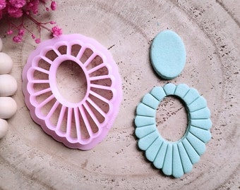 Flower Donut Cutter - Use With Polymer Clay, Pottery, Metal Clay