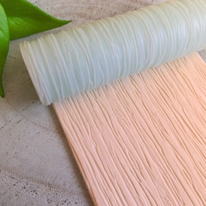 Rullo per texture in legno per argilla polimerica, utensili per argilla, orecchini fai da te
