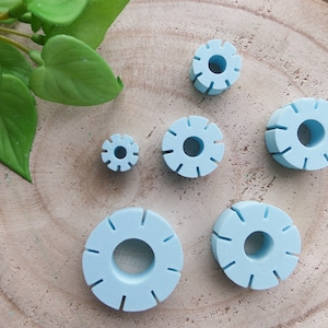 Hoop Earring Guide 8 Holes, Guide Organizer, Clay Tools , Diy Earring