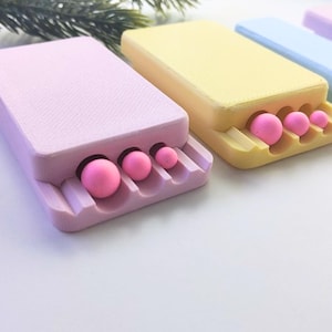 High-Precision Round Bead Roller for Polymer Clay – Sphere Sizes 6mm to 30mm, Smooth Finish, Essential Clay Tool