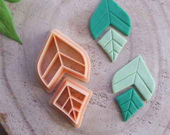 Botanical Leaf Cutter for Polymer Clay, Diy Earrings, Clay tools