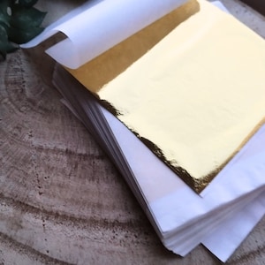 Gouden folievellen - Oorbel sieraden maken, polymeerklei accessoire, creatief doe-het-cadeau idee