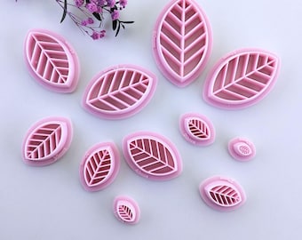 Leaf Cutter Set for Polymer Clay | DIY Earring & Jewelry Making Tool | ClayCutt