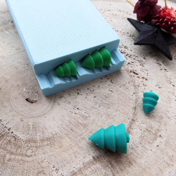 Christmas Tree Polymer Clay Bead Roller, Earring Making Tools