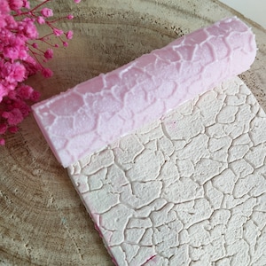 Cracked wall Texture Rollers for Polymer Clay, Clay Tools, Diy Earrings and Pottery