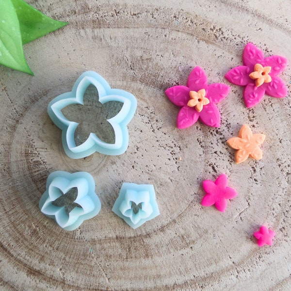 Mini Spring Flower Petals Cutter for Polymer Clay, Diy Earrings, Clay tools