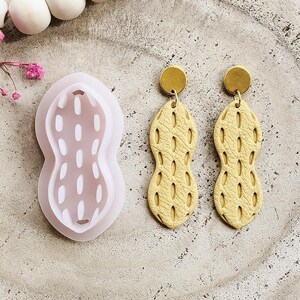 Cortador de cacahuetes para manualidades con arcilla polimérica y pendientes DIY