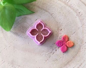 Cortador de pétalos de flores para arcilla polimérica, minicortadores, pendientes DIY, herramientas de arcilla