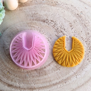 Boho cirkellijnensnijder voor polymeerklei. Doe-het-zelfoorbellen, kleigereedschap
