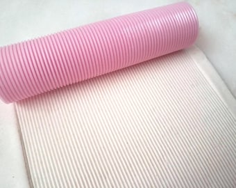 Fine Line Texture Roller for Polymer Clay – Minimal Stripe Pattern Embossing Roller for Clay Earrings, Pottery & Crafts