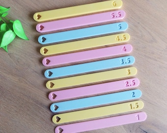Guide de laminage en profondeur pour pâte polymère, boucles d'oreilles bricolage, guides pour bâtonnets, outils en argile
