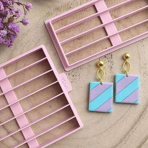 Stripes Cutter for Polymer Clay 4-10mm, Diy earrings, Clay Tools