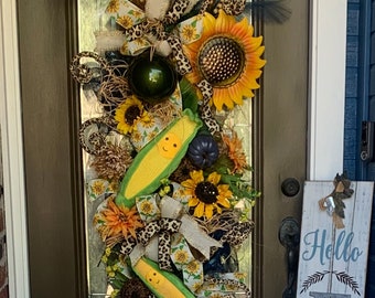 Sunflower Fall Swag/Wreath