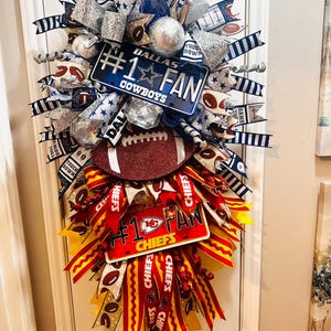 Football Wreath/Swag