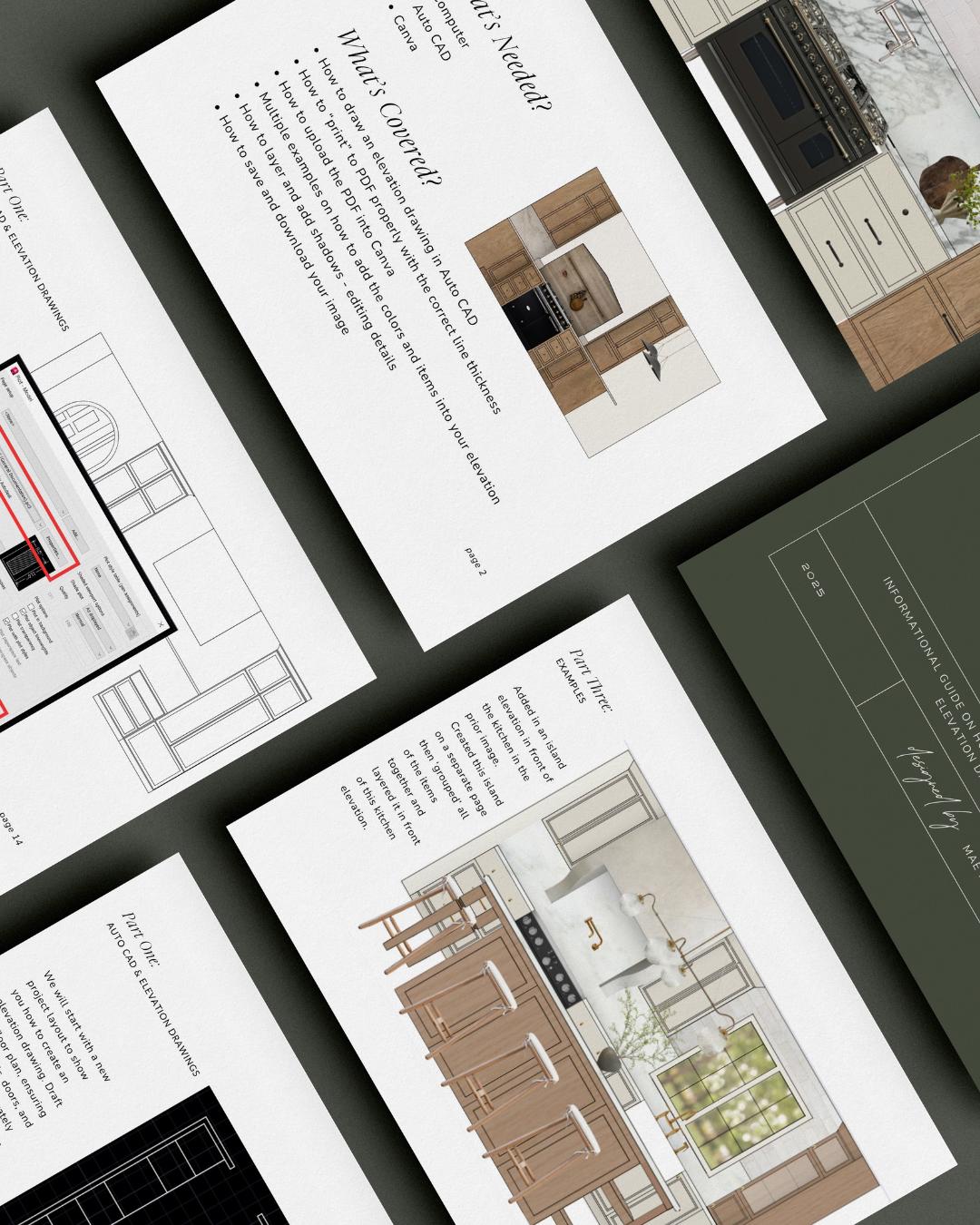 Design Elevation Tutorial | Interior Design | Elevation Vs. Renderings ...