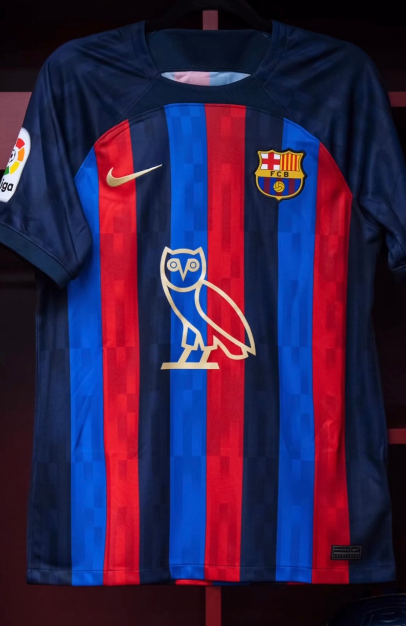 Exclusive FC Barcelona X OVO El Clasico Jersey Customizable Etsy