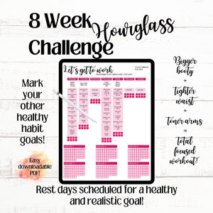 8 Week Fitness Challenge Etsy