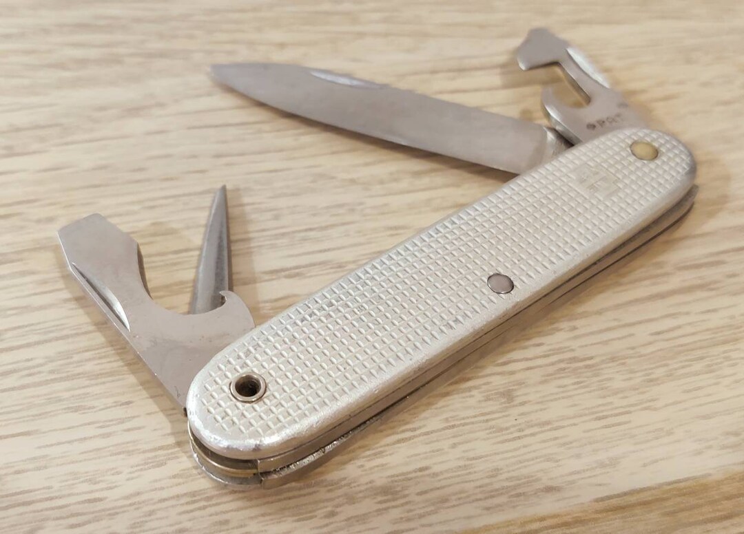 Victorinox Swiss Army Knife Alox Soldier 1970 Elsener Victoria Etsy