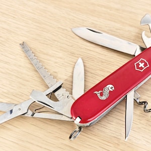 Victorinox Swiss Army Knife Angler 1973-1976 Vintage Aluminum tweezers
