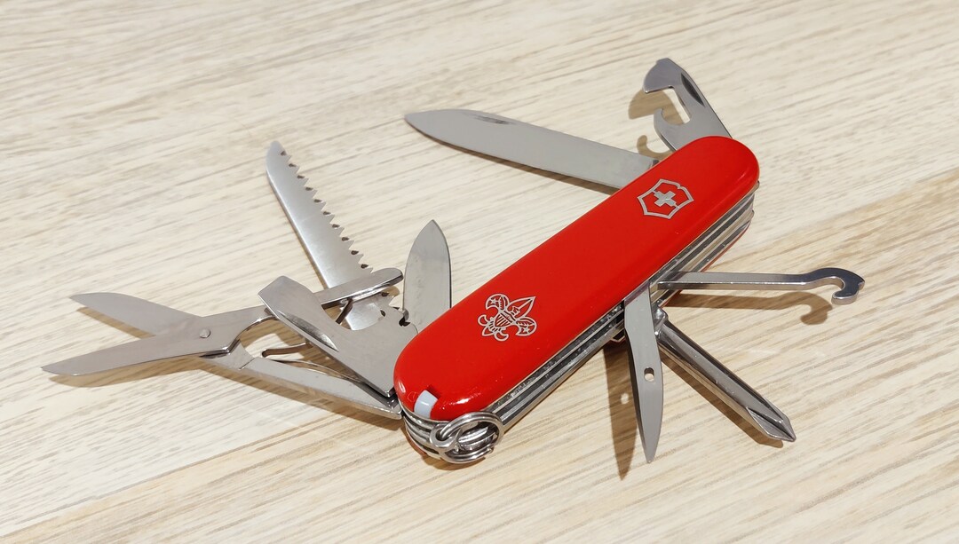 Victorinox Swiss Army Knife Fieldmaster Huntsman BSA Metal Etsy