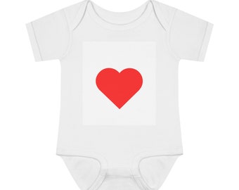 Infant Baby Heart Bodysuit