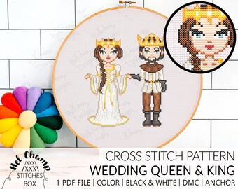 Cross Stitch Pattern | Fantasy Mermaid Purple Under the Sea | Maxanns ...