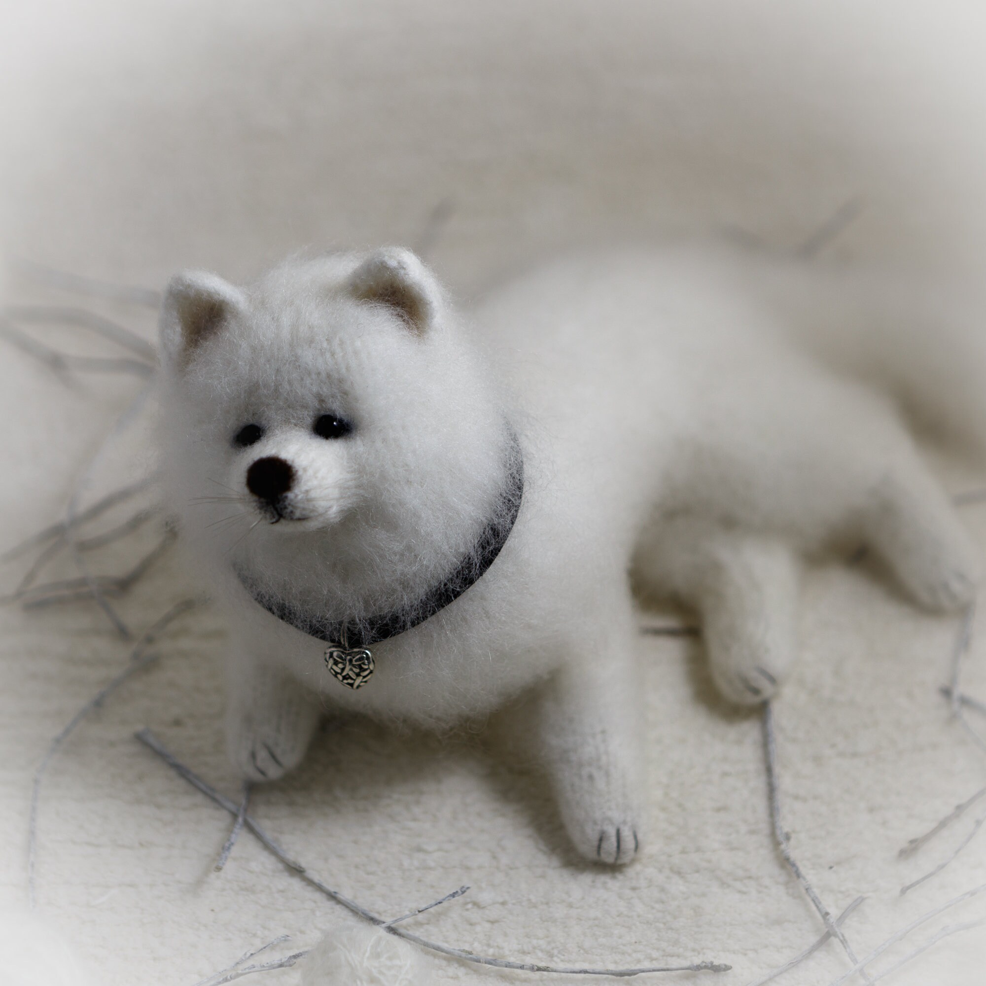 Large samoyed stuffed animal sale