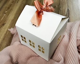 House Treat Box SVG Template, Cricut & Silhouette Cut Files