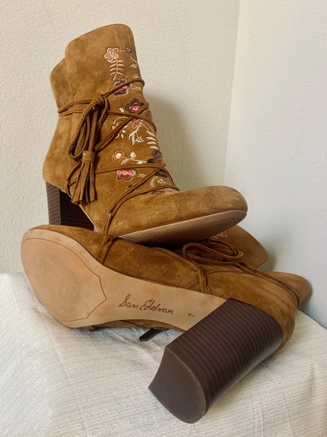 Vintage Size Suede Sam Edelman Boots