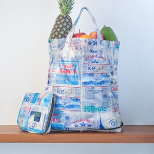 プラスチック廃棄物から作られたリサイクルスマートショッピングバッグ