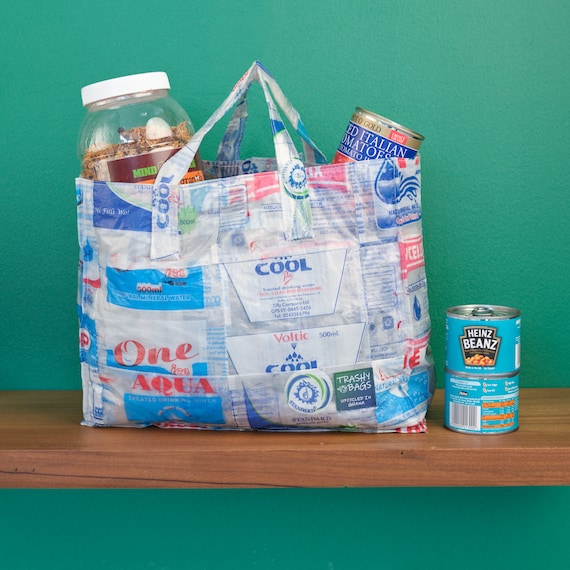 bags made from plastic bottles