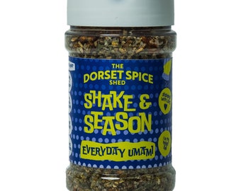 The Dorset Spice Shed - Shake & Season Everyday Umami - all-purpose Mediterranean-style seasoning - naturally enhances flavour 250g